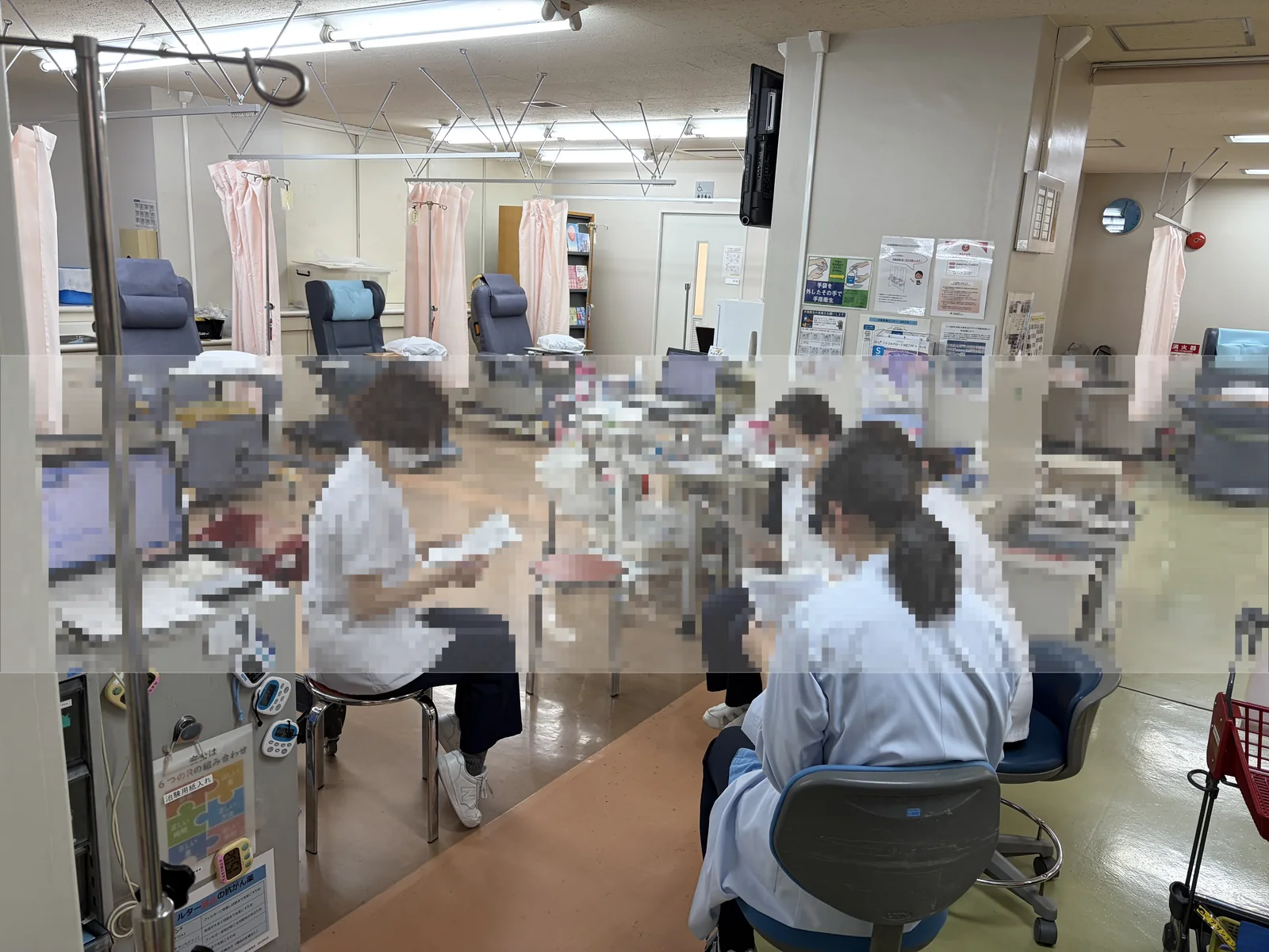 がん化学療法チームのカンファレンス