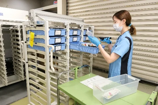 注射薬自動払出機を活用した注射薬調剤